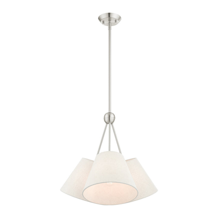 Livex Prato 41383-91 Chandelier Light - Brushed Nickel