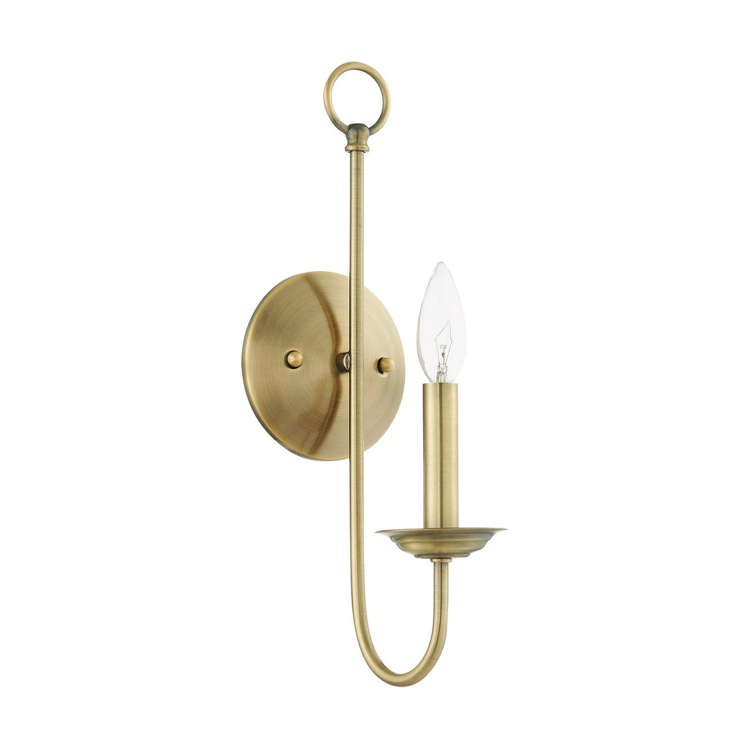 Livex Estate 42681-01 Wall Sconce Light - Antique Brass