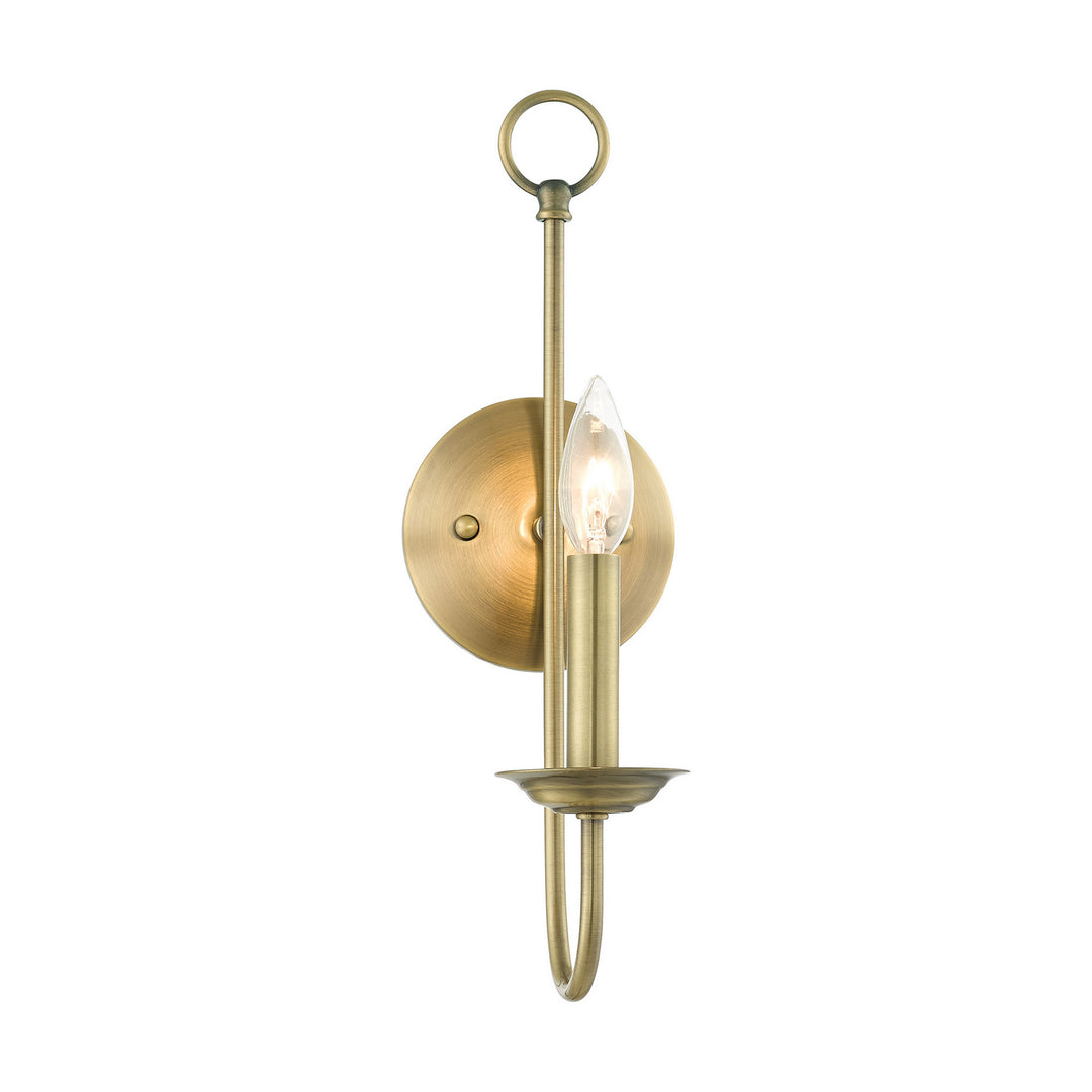 Livex Estate 42681-01 Wall Sconce Light - Antique Brass