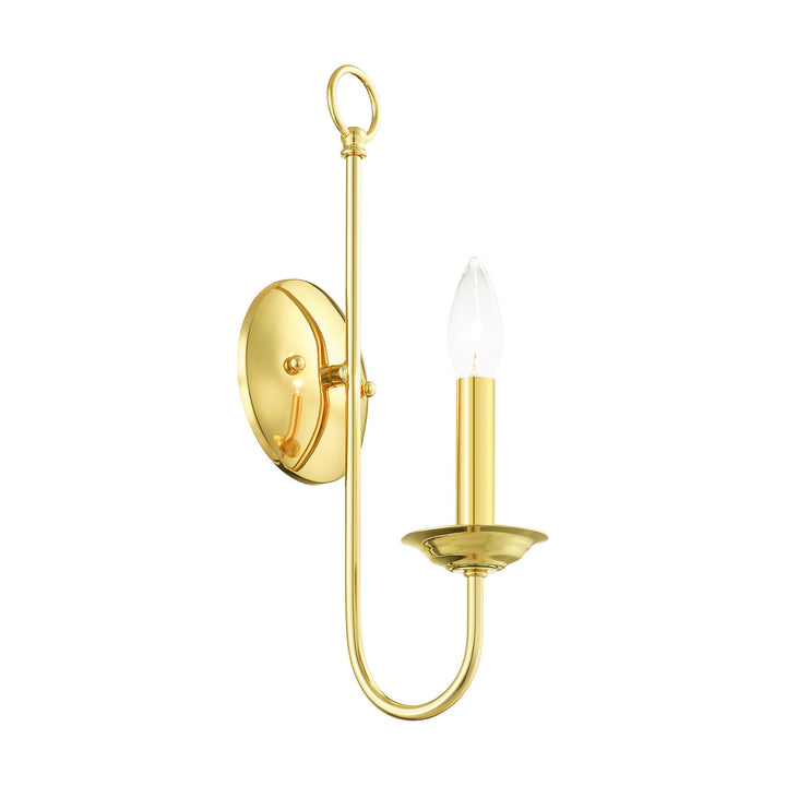 Livex Estate 42681-02 Wall Sconce Light - Polished Brass