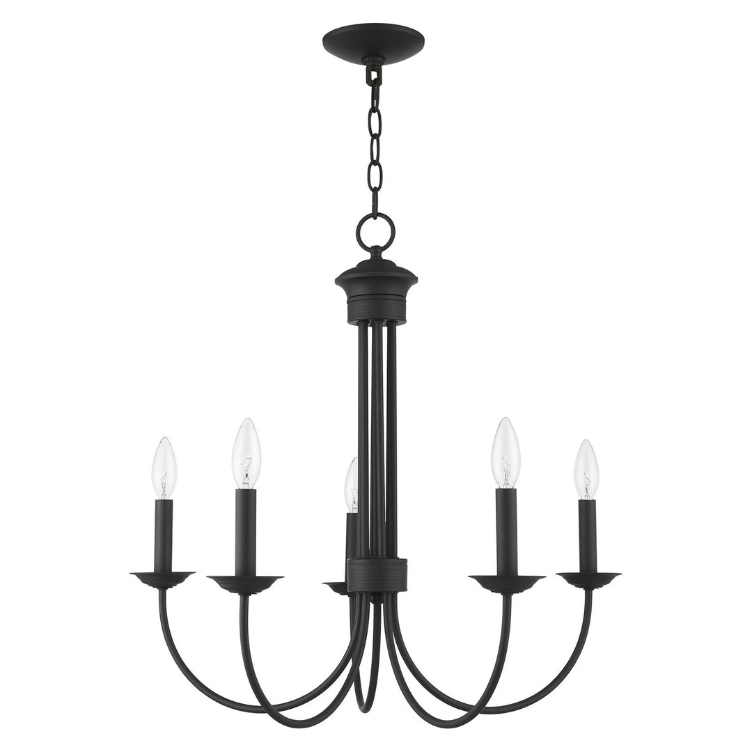 Livex Estate 42685-04 Chandelier Light - Black