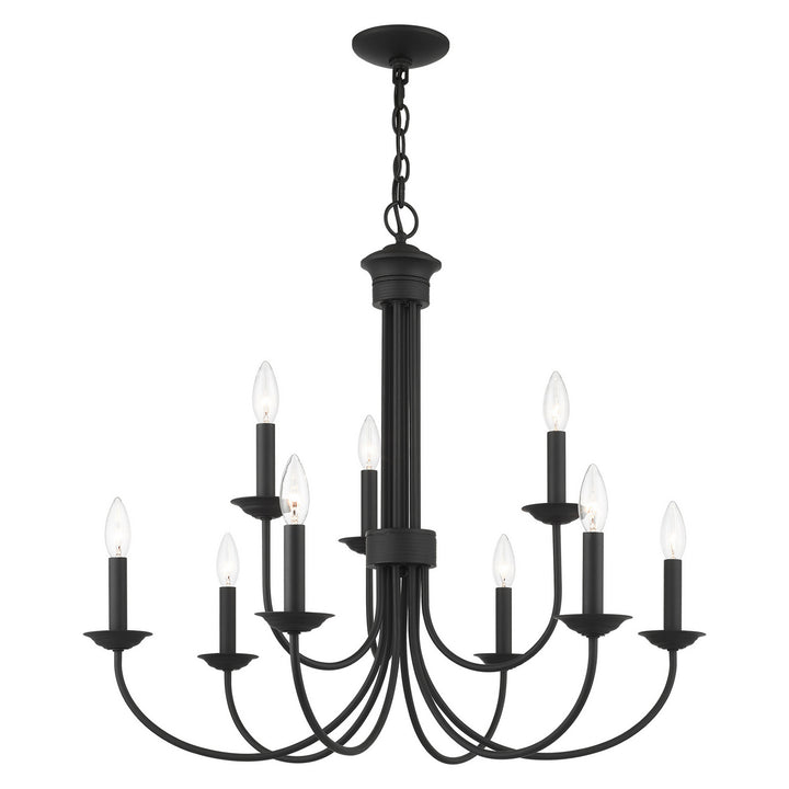 Livex Estate 42687-04 Chandelier Light - Black