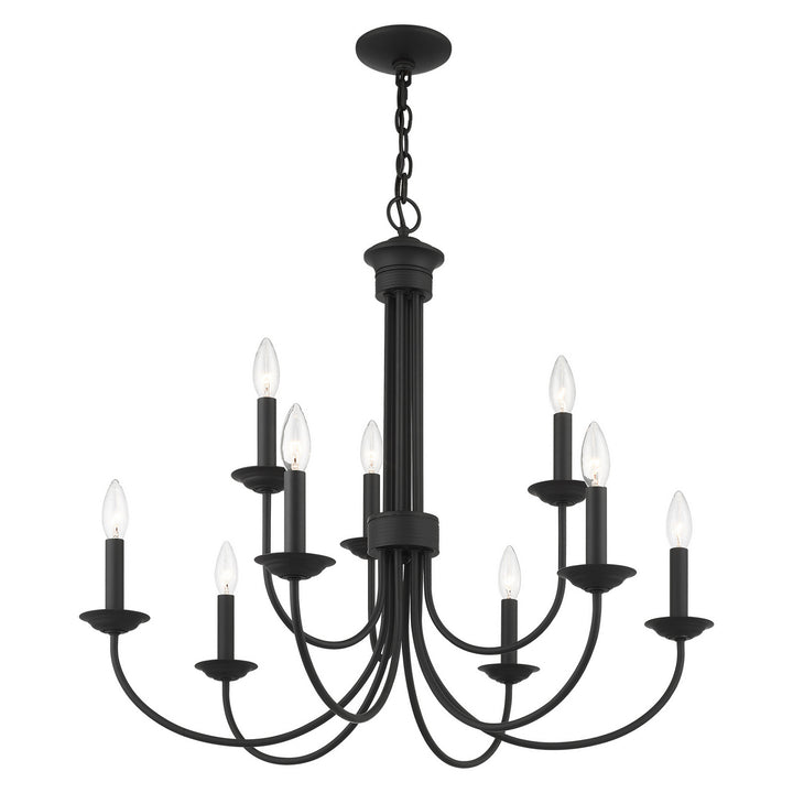 Livex Estate 42687-04 Chandelier Light - Black