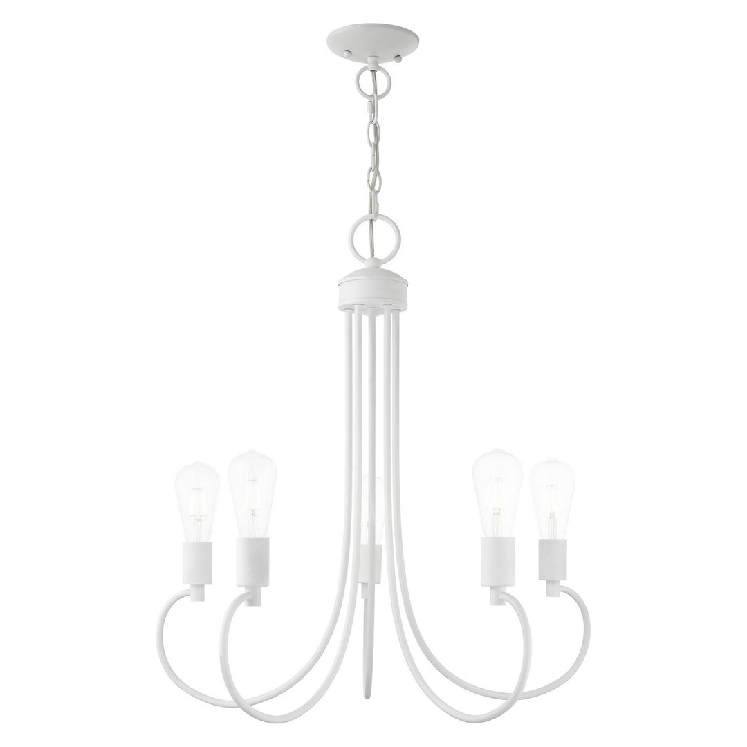 Livex Bari 42925-03 Chandelier Light - White