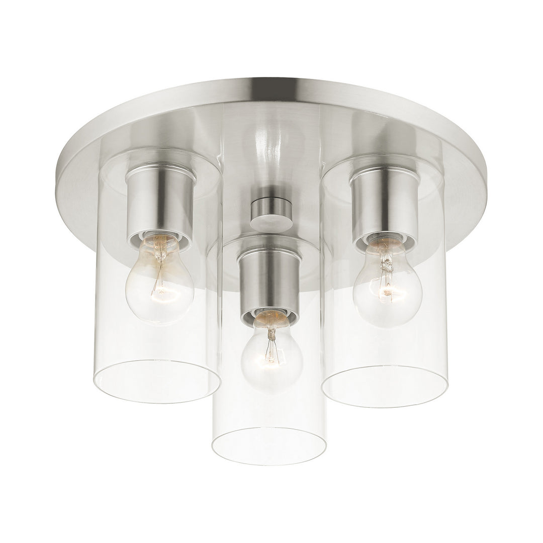 Livex Zurich 45472-91 Ceiling Light - Brushed Nickel