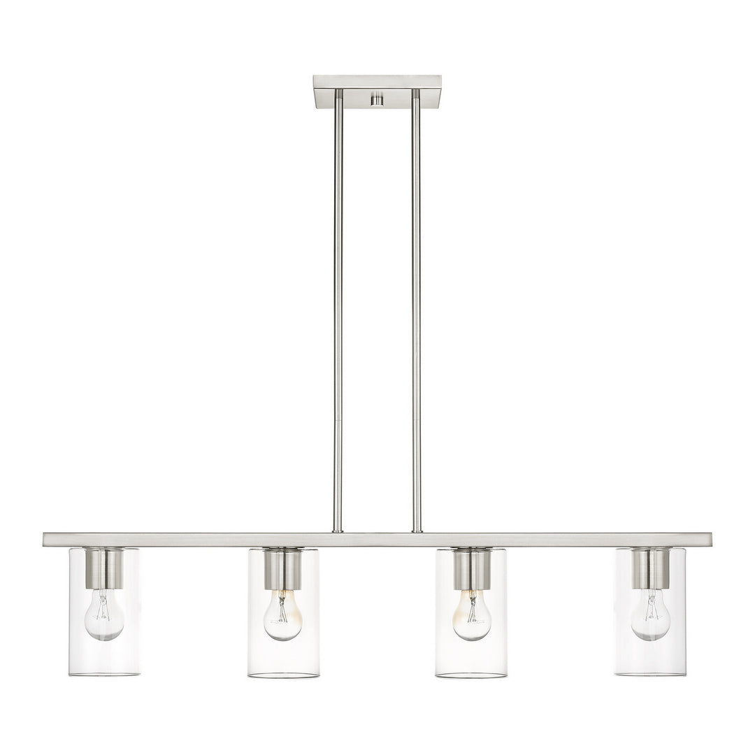 Livex Zurich 45474-91 Pendant Light - Brushed Nickel