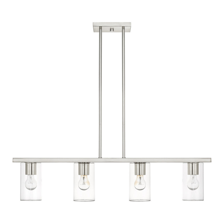 Livex Zurich 45474-91 Pendant Light - Brushed Nickel