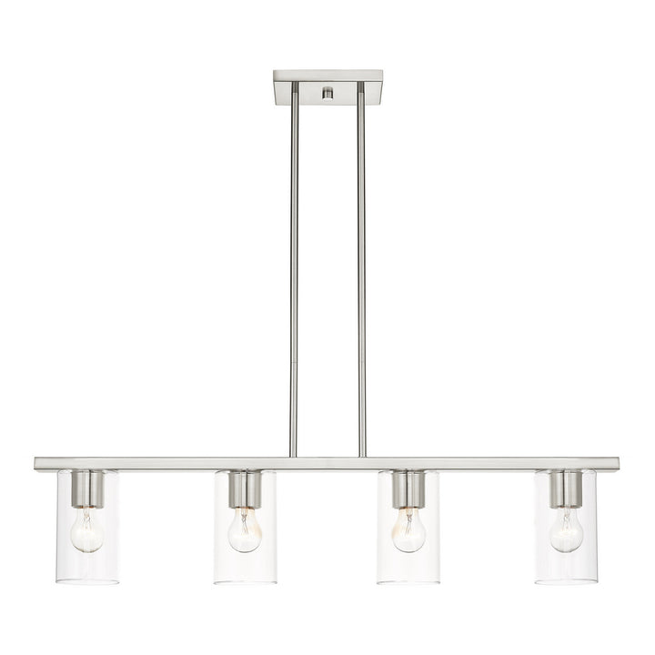 Livex Zurich 45474-91 Pendant Light - Brushed Nickel