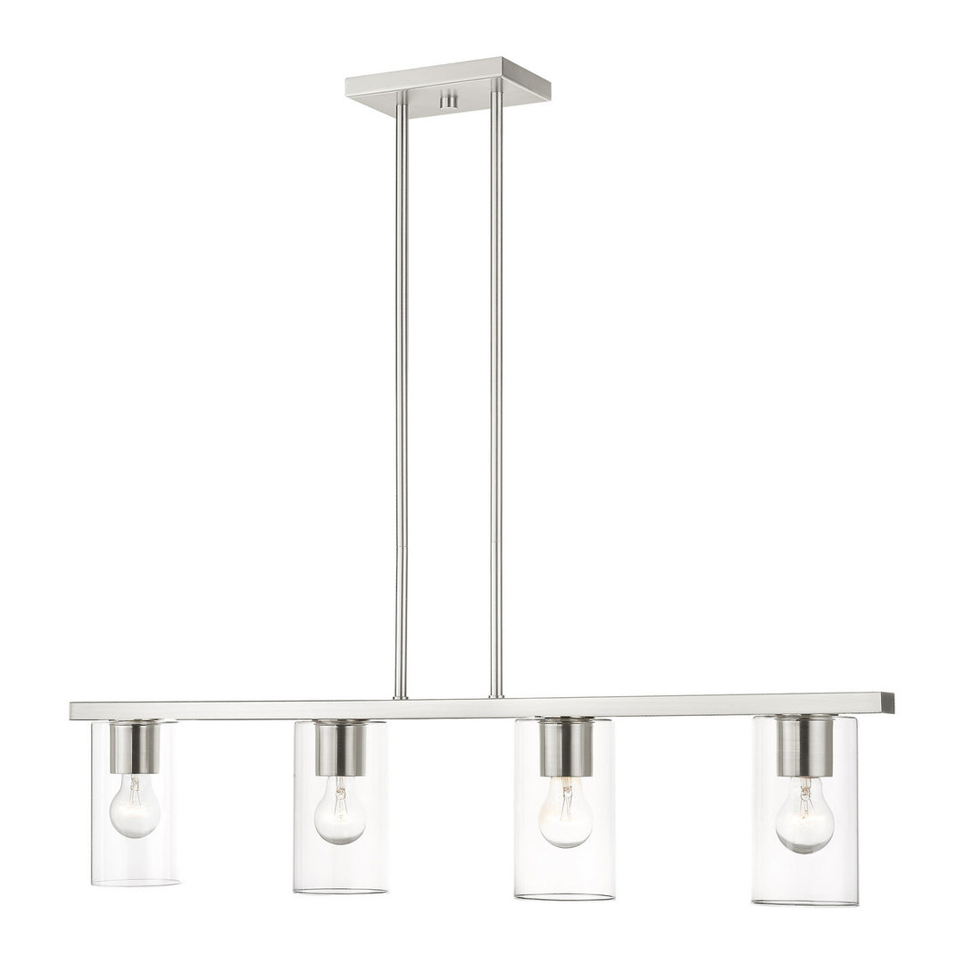 Livex Zurich 45474-91 Pendant Light - Brushed Nickel