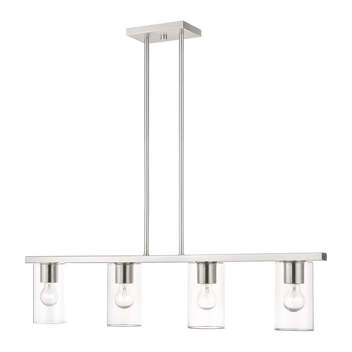 Livex Zurich 45474-91 Pendant Light - Brushed Nickel