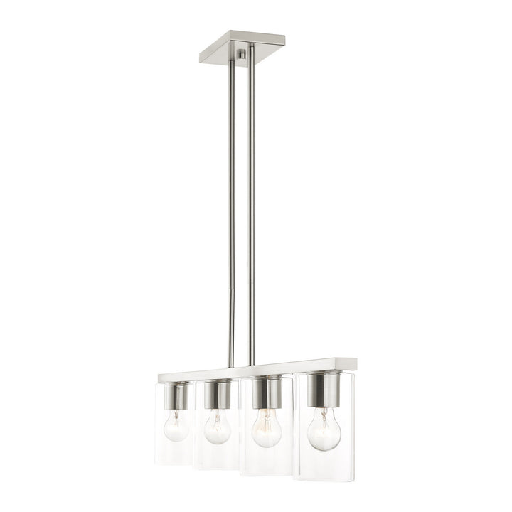 Livex Zurich 45474-91 Pendant Light - Brushed Nickel