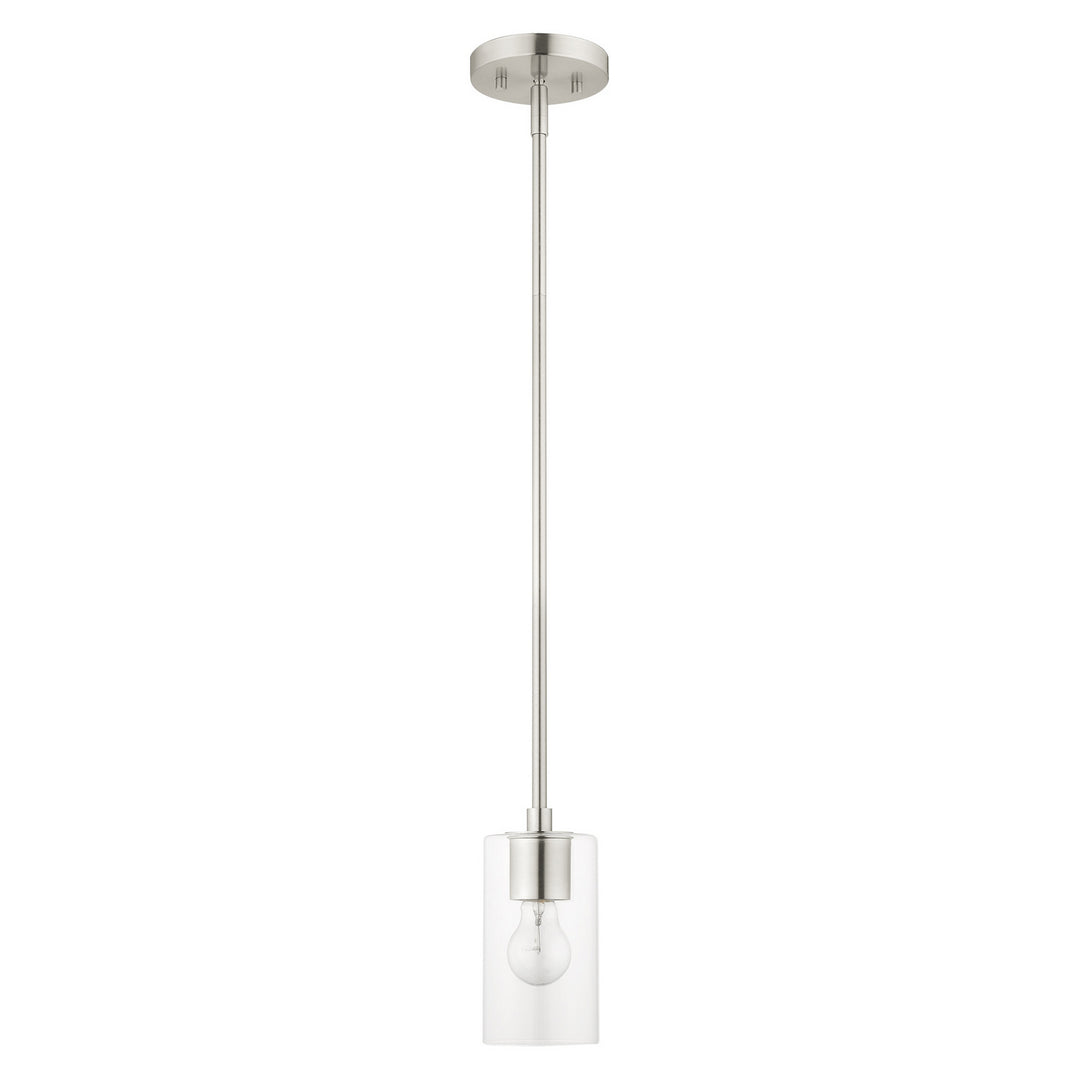 Livex Zurich 45477-91 Pendant Light - Brushed Nickel