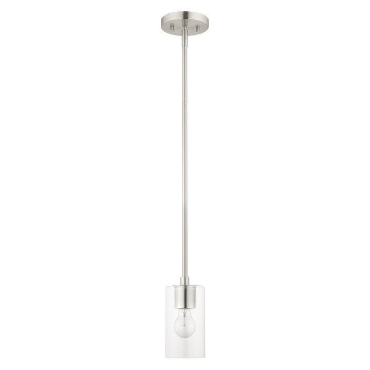 Livex Zurich 45477-91 Pendant Light - Brushed Nickel