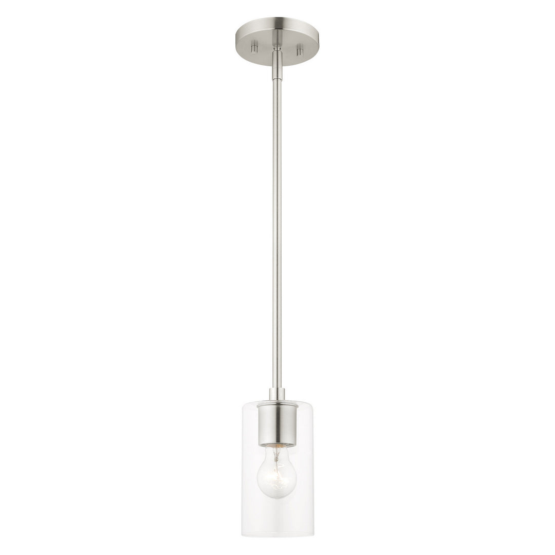 Livex Zurich 45477-91 Pendant Light - Brushed Nickel