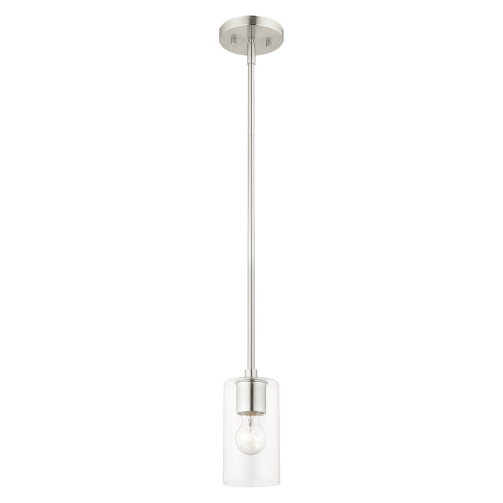 Livex Zurich 45477-91 Pendant Light - Brushed Nickel