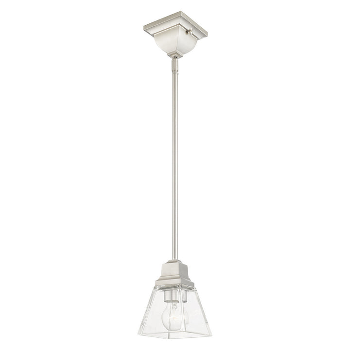 Livex Mission 45561-91 Pendant Light - Brushed Nickel