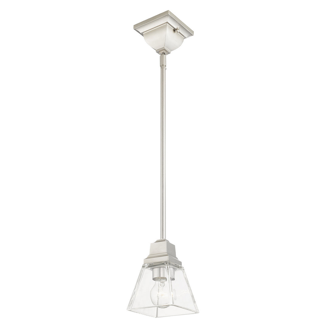 Livex Mission 45561-91 Pendant Light - Brushed Nickel