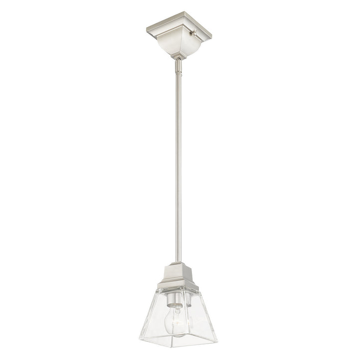 Livex Mission 45561-91 Pendant Light - Brushed Nickel
