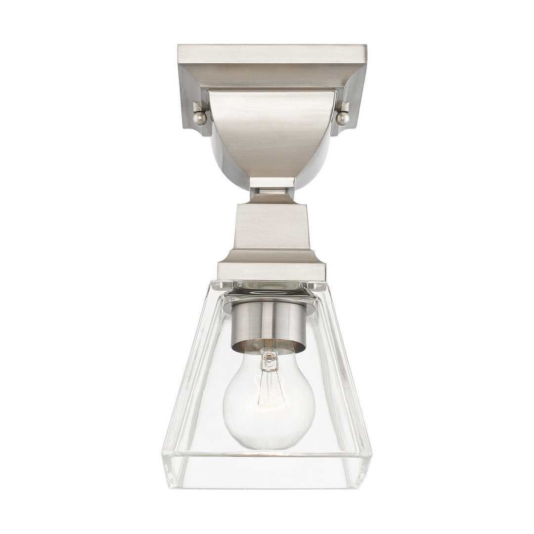 Livex Mission 45562-91 Ceiling Light - Brushed Nickel