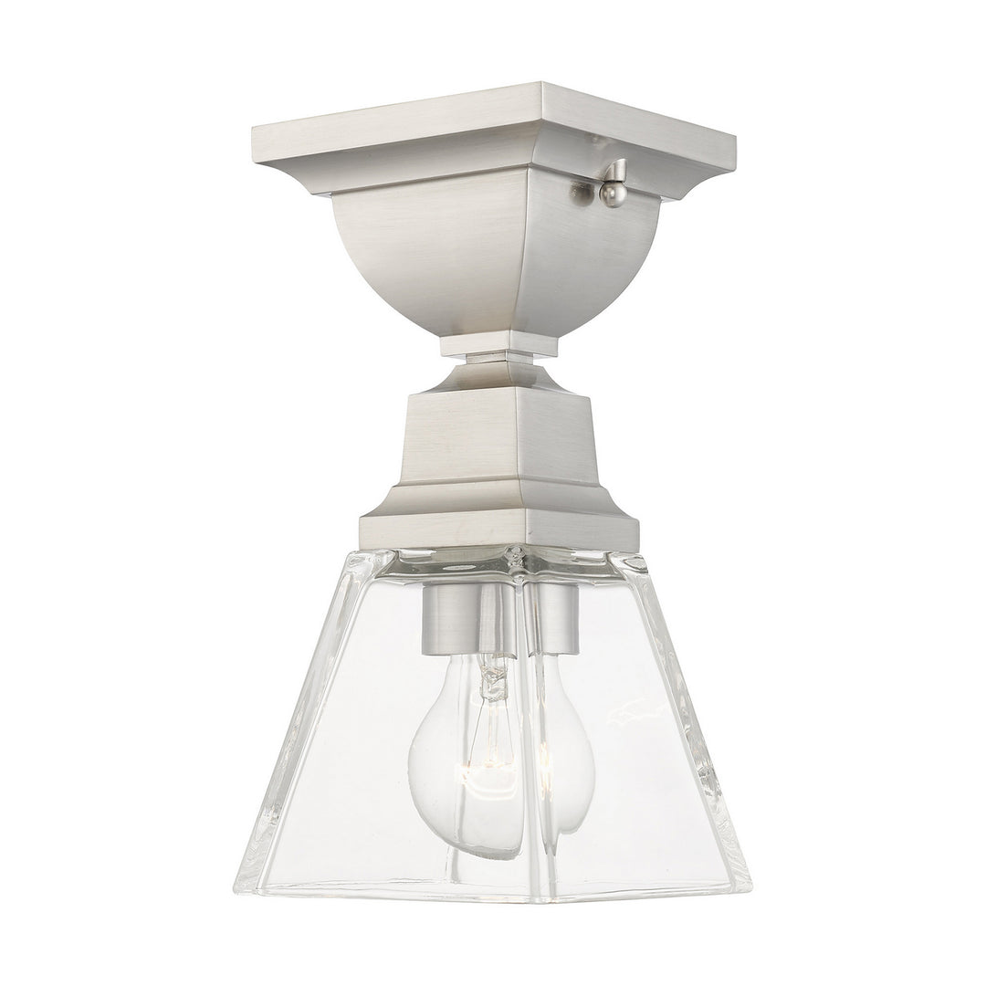 Livex Mission 45562-91 Ceiling Light - Brushed Nickel