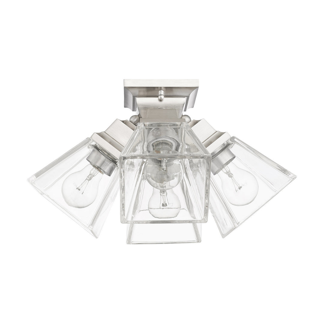 Livex Mission 45564-91 Ceiling Light - Brushed Nickel