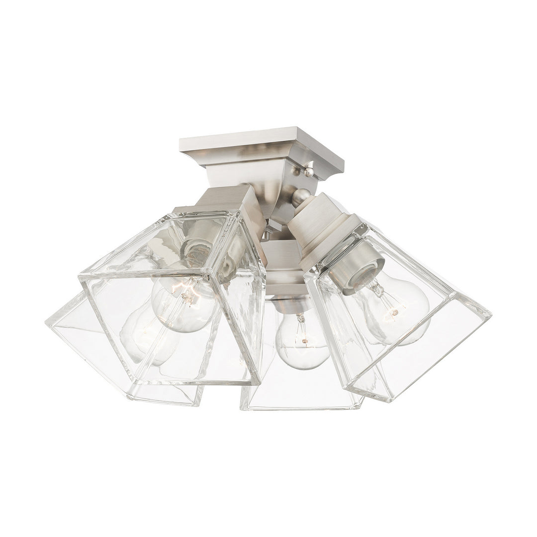 Livex Mission 45564-91 Ceiling Light - Brushed Nickel