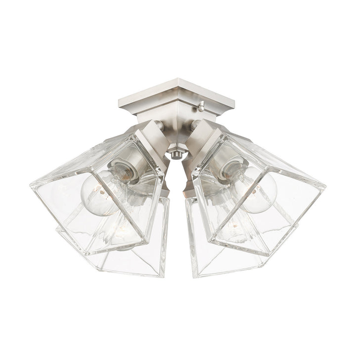 Livex Mission 45564-91 Ceiling Light - Brushed Nickel