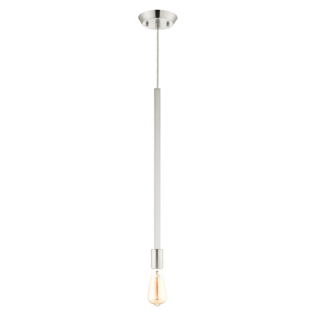 Livex Prague 45831-91 Pendant Light - Brushed Nickel