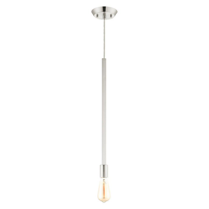 Livex Prague 45831-91 Pendant Light - Brushed Nickel