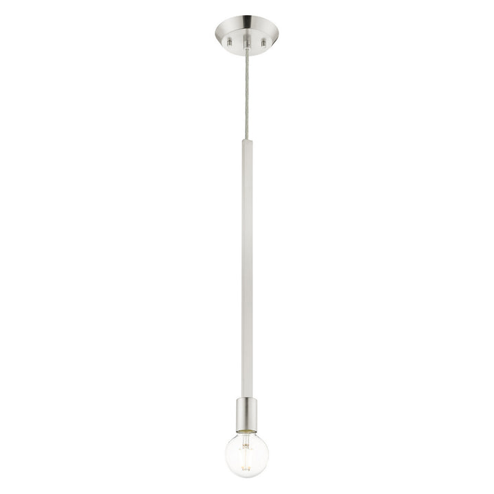 Livex Prague 45831-91 Pendant Light - Brushed Nickel