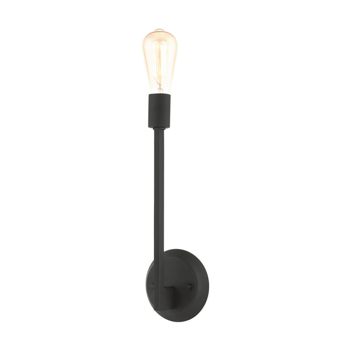 Livex Prague 45839-04 Wall Sconce Light - Black
