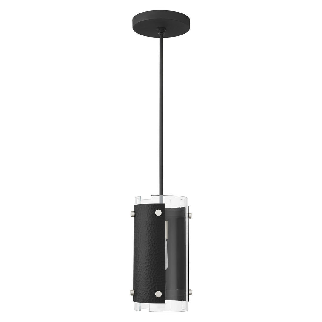 Livex Barcelona 45991-04 Pendant Light - Black w/ Brushed Nickels