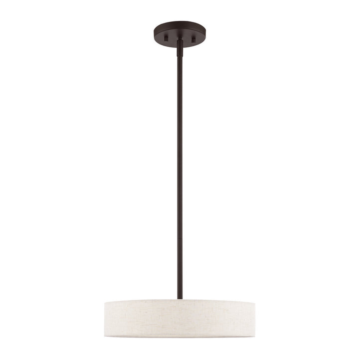 Livex Venlo 46033-07 Pendant Light - Bronze w/ Antique Brasss