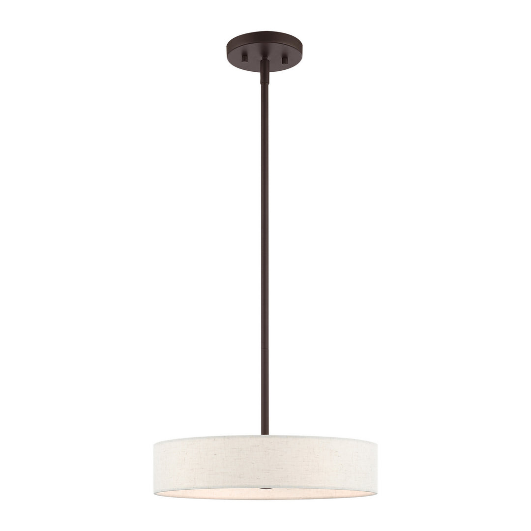 Livex Venlo 46033-07 Pendant Light - Bronze w/ Antique Brasss