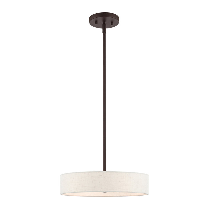 Livex Venlo 46033-07 Pendant Light - Bronze w/ Antique Brasss