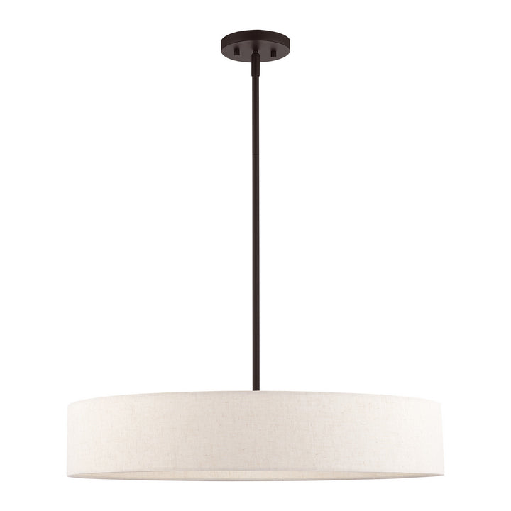 Livex Venlo 46035-07 Pendant Light - Bronze w/ Antique Brasss