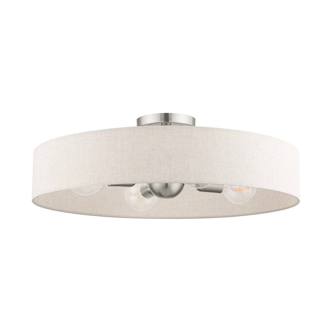 Livex Venlo 46038-91 Ceiling Light - Brushed Nickel