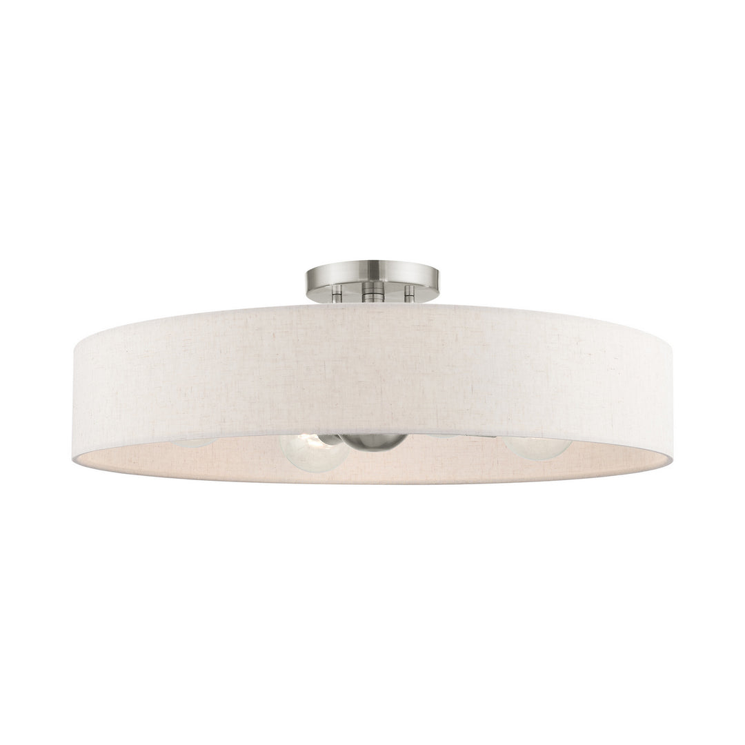 Livex Venlo 46038-91 Ceiling Light - Brushed Nickel