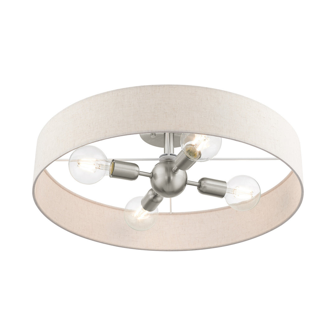 Livex Venlo 46038-91 Ceiling Light - Brushed Nickel