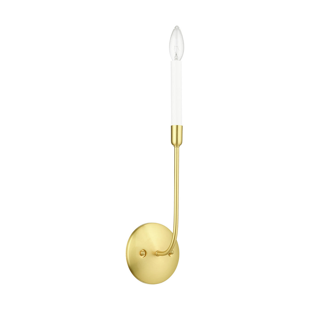 Livex Clairmont 46061-12 Wall Sconce Light - Satin Brass