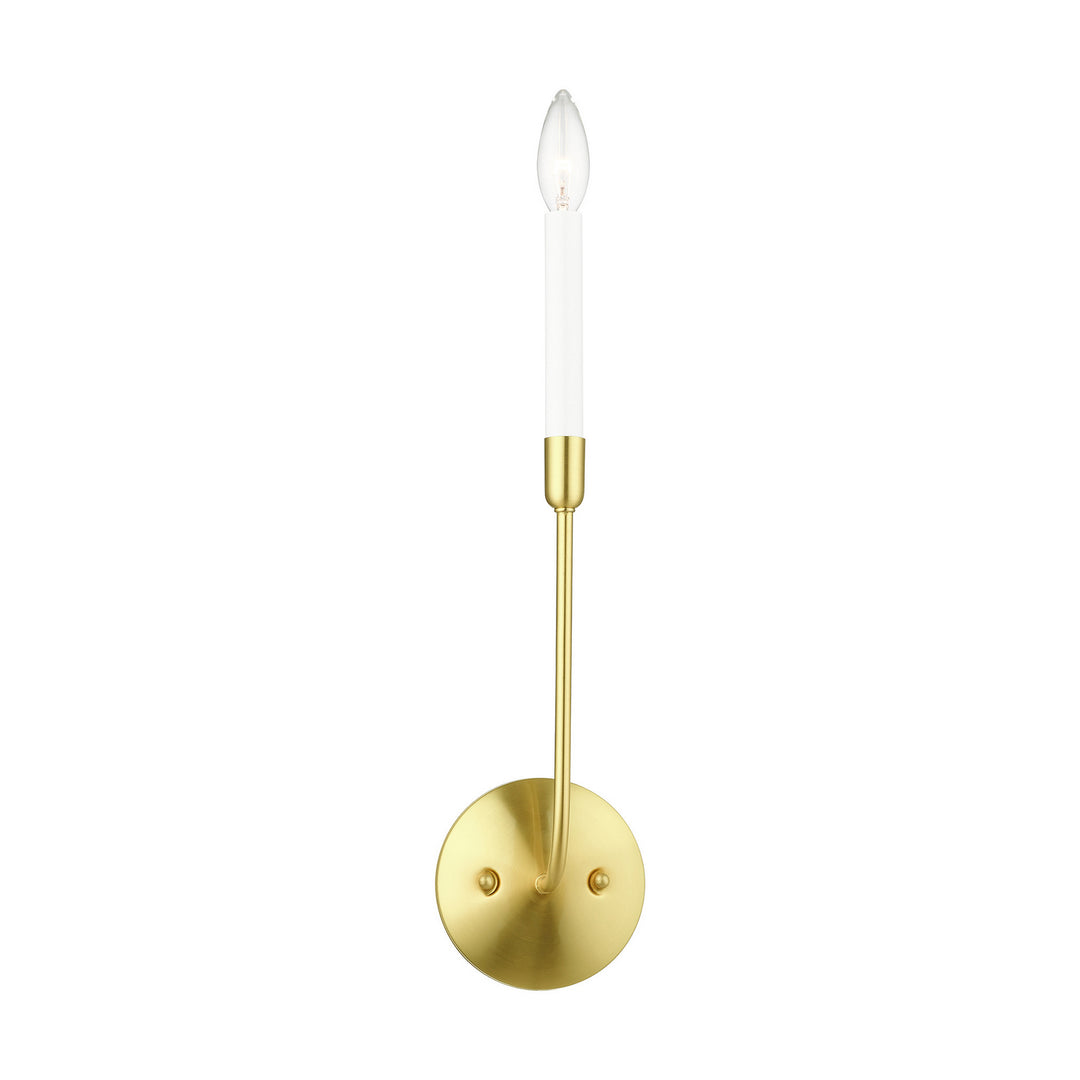 Livex Clairmont 46061-12 Wall Sconce Light - Satin Brass