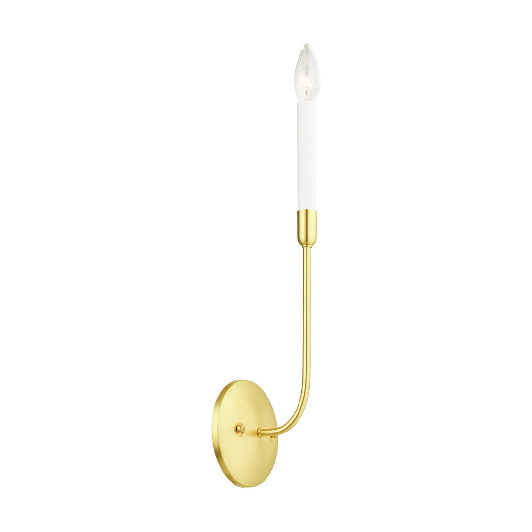 Livex Clairmont 46061-12 Wall Sconce Light - Satin Brass