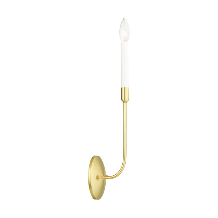 Livex Clairmont 46061-12 Wall Sconce Light - Satin Brass