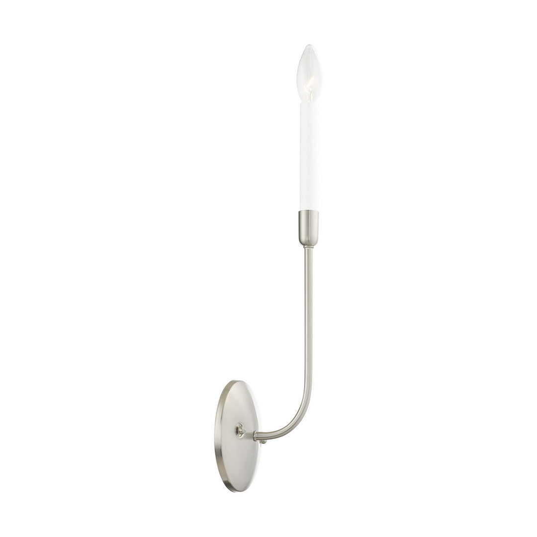 Livex Clairmont 46061-91 Wall Sconce Light - Brushed Nickel