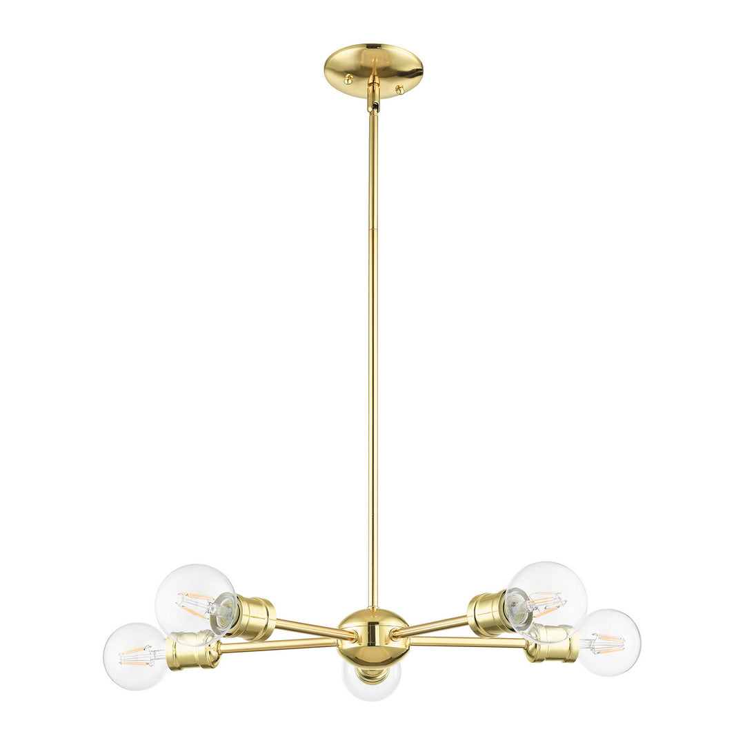 Livex Lansdale 46135-02 Pendant Light - Polished Brass