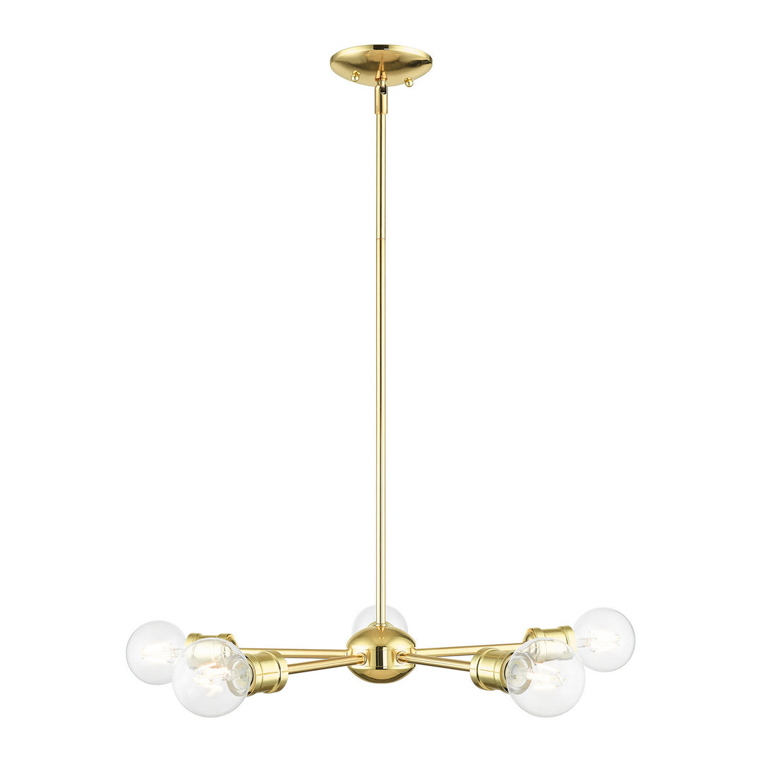 Livex Lansdale 46135-02 Pendant Light - Polished Brass