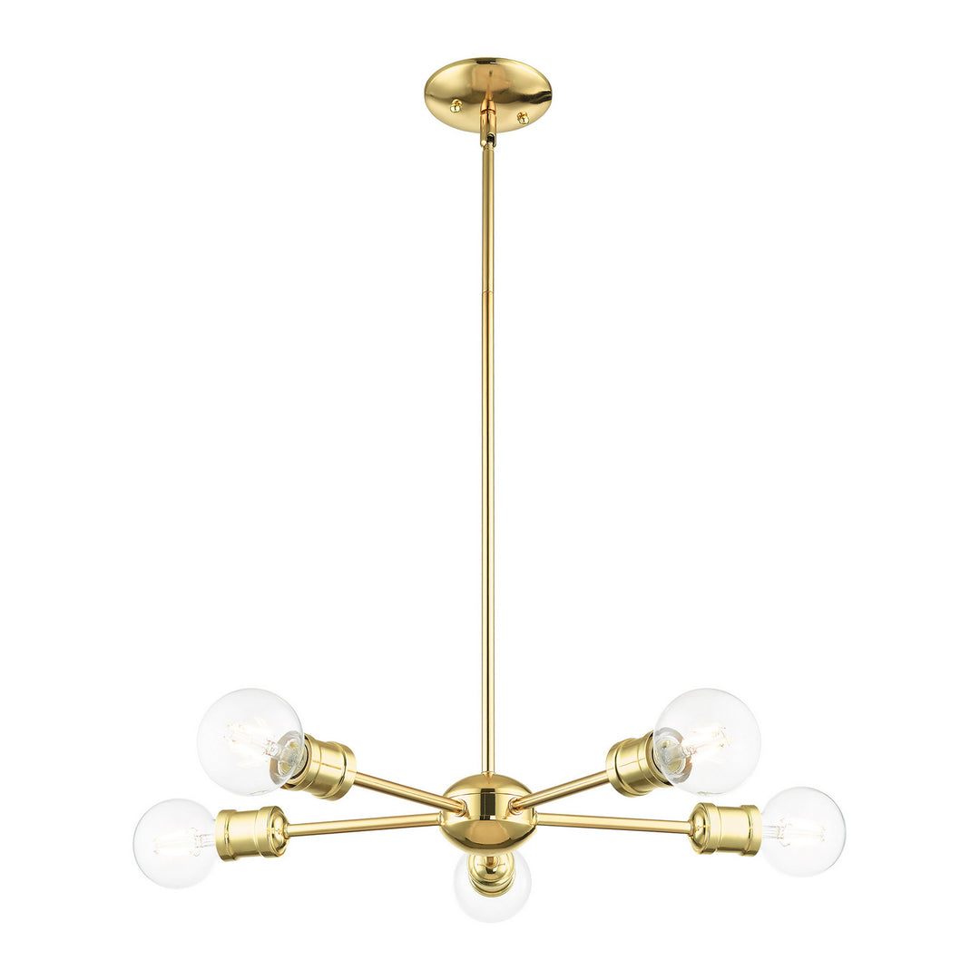 Livex Lansdale 46135-02 Pendant Light - Polished Brass