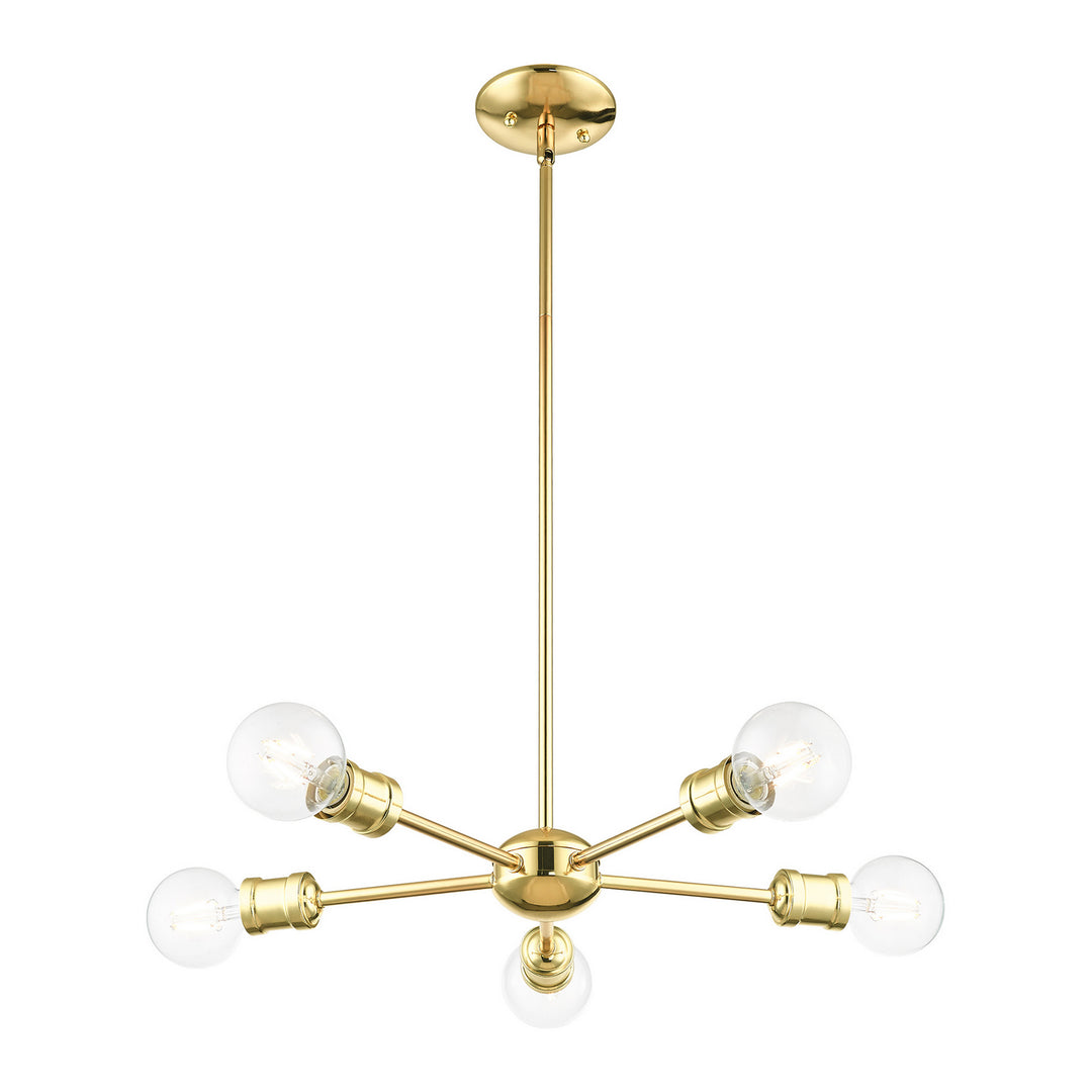 Livex Lansdale 46135-02 Pendant Light - Polished Brass