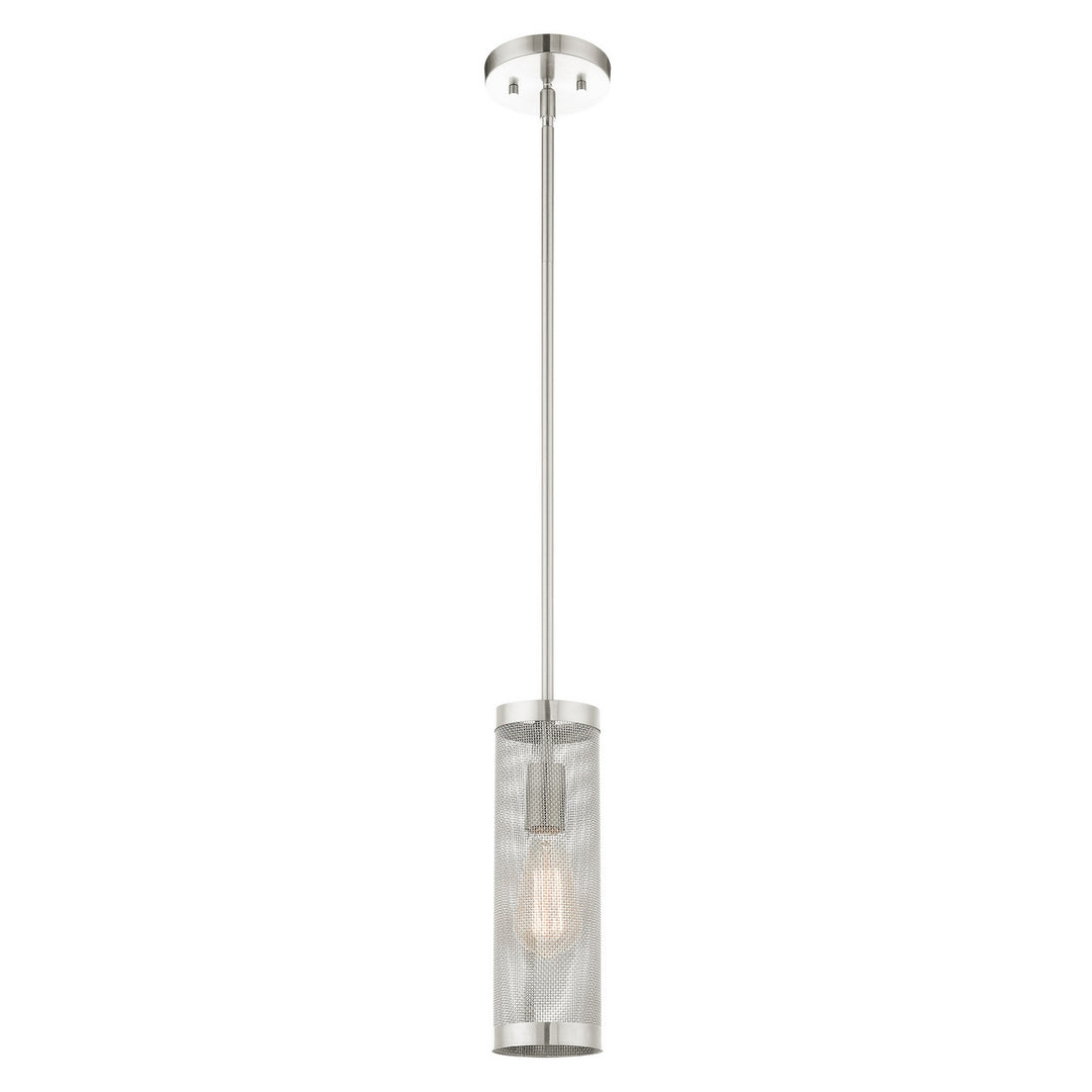 Livex Industro 46211-91 Pendant Light - Brushed Nickel