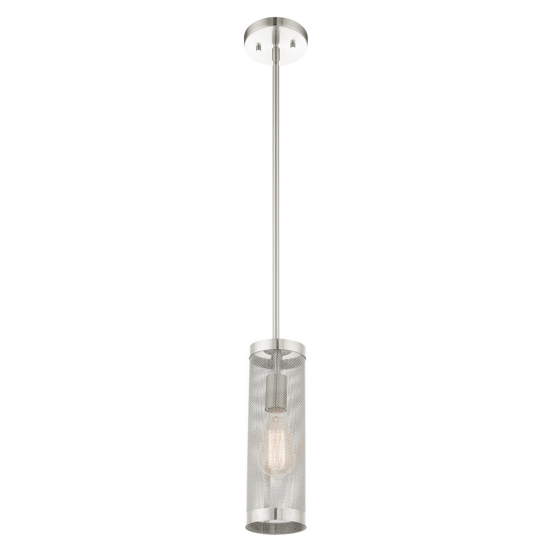 Livex Industro 46211-91 Pendant Light - Brushed Nickel